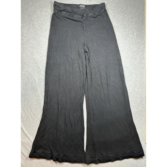 L’AGENCE Crawford‎ Ribbed Stretch Modal Jersey Wide Leg Pants Size Small - Picture 1 of 8